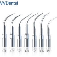 VVDental 5PCS Ultrasonic Scaler Scaling Tips Set For EMS Woodpecker Handpiece Removal Teeth Calculus G1 G2 G3 G4 P1 Dentist Tool