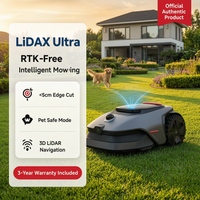 Mova LiDax Ultra AWD 3D LiDAR Robotic Lawn Mower AI Obstacle Avoidance 1000㎡ Smart Grass Cutter