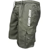 AliExpress NONE 2026 Outdoor shorts, bike shorts with elastic belts, baggy work shorts with multiple pockets, quick-drying printed sweatpants