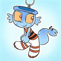 DandyWorld Finn Acrylic Keychain - Kawaii Cute Bag Charm Double Sided Print Pendant for Fans Gift