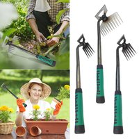 5/6/11 Tines Gardening Hand Weeder Tool Multifunctional Uprooting Weeding Tool Grass Root Removal Tool Gardening Supplies