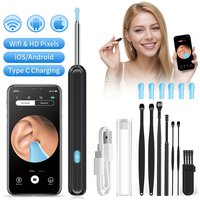 Visual Ear Wax Cleaner Check Camera Safe Earwax Removal Endoscope with 1080P HD Camera Luminous Otoscope Cleaning Tools Ear Care
