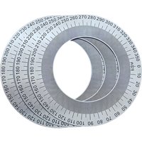 360 Degree Dial Scale Identification Dial Degree Graduated Circle Disk Protractor For Machine Tool Measurement Tools