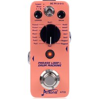 JOYO AITONE Series AT-01 Guitar Looper Pedal Looper & Drum Machine Effect 44.1K/16Bit Rate 3 Independent Modes True Bypass