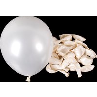 100/50/30Pcs Pearl White Birthday Balloons 5/10/12/18inch Thick Glossy White Balloon for Birthday Baby Shower Wedding Party Deco