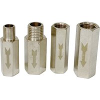 1/8" 1/4" 3/8" 1/2" BSP Female Male Thread Brass Pneumatic One Way Check Valve Non-Return Valve Pipe Fitting for Air Compressor