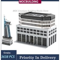 MOC City Street View Architecture Base For The Tower Building 48 x 32 Model Block Assembly Collection Toy Gifts