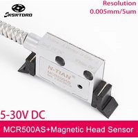 MCR500AS Magnetic Head Sensor 5-30V ±5μm/M High Precision lathe grinder dro Magnetic Scale Magnetic tape For large milling lath
