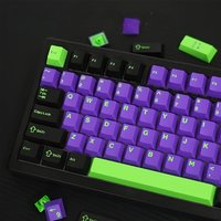 Purple PBT Keycaps 126 Keys Cherry Profile Fit 60/64/84/98/108 Mechanical Keyboard Keycap Set