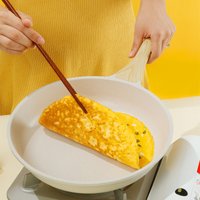 Poêle à frire Durable Wok, Pot en céramique antiadhésif, cuisinière à gaz à Induction, ustensiles de cuisine universels, casserole de cuisson pour Steak, poêle antiadhésive