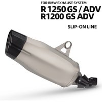 R1200GS Exhaust Muffler For BMW R1200GS/ADV R1250GS/Adventure 2013-2023 Motorcycle Slip on Line Exhaust Pipe Touring Moto Tube