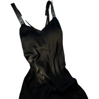 Sexy New Ice Silk V-neck Strap Women's Nightgown Pure Desire Sensual Home Clothes High-grade Sensation Sleep Dress