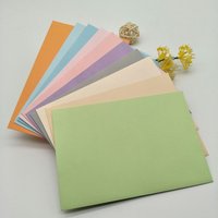 20 macaron colored envelopes, suitable for birthdays, weddings, and special occasions - elegant invitation letter envelopes