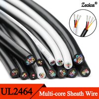 Przewód wielożyłowy PVC UL2464 2/5/10m 30 28 26 24 22 20 18 16 14AWG 2 3 4 5 6 7 8 9 10 żył Kanał Audio Kabel Zasilający Druty Miedziane