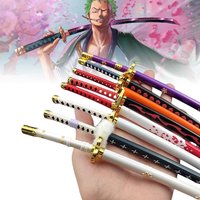25cm Roronoa Zoro Katana Anime Metal Iron Zoro Sword Ninja Knife Blade Real Size Japanese Katana Samurai Steel Sabre Toy Gift