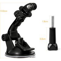 Universal Car Suction Cup Mount with Adjustable Arm,Windshield Dashboard Holder for GoPro Hero, Insta360, DJI OSMO Action Camera
