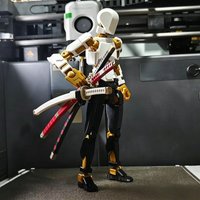 3D Printed Roronoa Zoro Accessories Kit for Lucky 13 Action Figure, Custom Anime Swordsman Parts with Swords & Effects