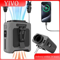 10000mAh Waist Fan Wearable Waist Fan 5 Speeds & Light 40H Hands-Free Cooling for Outdoor Jobsite Travel Long range for outdoor