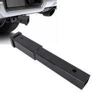 12 Inch Hitch Receiver Extender Black 5000 Lbs Towing Capacity Reliable Hitch Extension For 2 Inch Receiver Tube Tow Bar Shank
