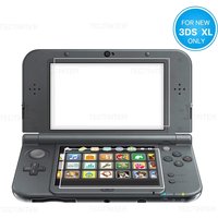 Top Screen Protector Tempered Glass for Nintendo New 3DS XL/LL Bottom HD Clear PET Protective Film for New 3DS Accessories