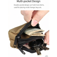 Bluetooth Earphone Storage Bag, Coin Storage Bag, Key Bag, Outdoor Tactical Waist Bag, Mini Convenient Storage Bag