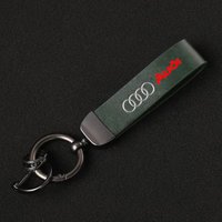 Car Metal Key Chain Auto Leather Keyring Accessories For Audi A1 A4 A5 A6 A7 A8 B6 B7 B8 B9 TT TTS 8S SQ5 A4L A6L Q3 Q5 Q7 S5