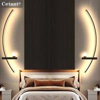 Bedside LED Wall Lamp Smart Remote Control Left Right Lighting Wall Sconces Bedroom Study Living Room Indoor Led Lights Lustre