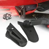 Motorcycle Black Rear Passenger Foot Step Advanced Die-Cast Pedals For Vespa Sprint Primavera 50 150 2013-2023 Accessories