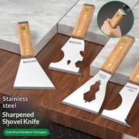 1Pcs Cleaning Shovel Hammerhead Nail Drywall Tool For Joint Taping Finishing Patching On Drywall Stainless Steel Painter Scraper