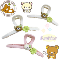 Rilakkuma Claw Clip New Creative Cartoon and Cute KoRilakkuma Portable Back of Head Hairpin Shark Clip for Washing and Combing