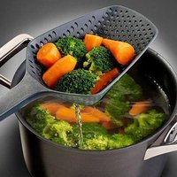 Strainer Spoon Large Funnel Fried Food Strainer Long Handle Vegetable Food Water Filter Portable Home Kitchen Cooking Tools New