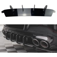 Rear Bumper Diffuser Lip Gloss Black Spoiler Canard Splitter Bracket For Mercedes Benz CLA Class C118 CLA35 CLA45 AMG 2020-2021