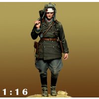 1/16 resin soldier model GK Soviet tank soldier Unassembled and unpainted DIY kit 697