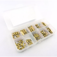 145pcs Hex Copper Standoff Spacer Kit M2 M3 M4 Threaded Pillar Nuts for PCB Motherboard Circuit Board Mounting