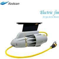 Electric fin power fin underwater motor waterproof motor inflatable paddle canoe fishing boat underwater thruster Jet Propeller