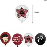 10Pcs Cartoon Strange Story Foil Balloons Carnivorous Flower Festival Decoration Latex Birthday Party Balloon Halloween Supplies