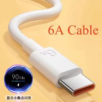 1/2/10pc6A Fast Charging Usb C Cable for Xiaomi Mi 12 Redmi Huawei Mobile Phone Accessories Type C Cable Phone Charger USB Cable