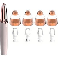 Replacement Heads for Finishing Touch Flawless Brows Eyebrow Facial Hair Remover, Rose Gold - Pack of 4