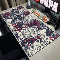 Anime Office Table Accessories Cat Mask Flower Pads Mouse Pad xxl Gamer 900x400 Gaming Mosuepad Speed Large Computer Desk Mat