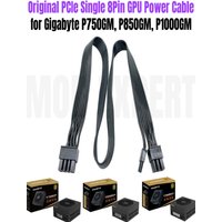 PSU 8Pin to PCI-e Single 8Pin 6+2Pin GPU Power Cable for Gigabyte GP-P750GM, GP-P850GM, GP-P1000GM Gold Modular Power, 18AWG