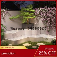YFY Courtyard Stainless Steel Water Feature Wall Landscape Waterfall Ornament Outdoor Villa Courtyard Fountain