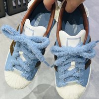 Beauty Cute Plush Shoelaces Men Women Winter Caterpillar Trend Personality For Sport Casual Basketball Sneakers DE Training Shoe