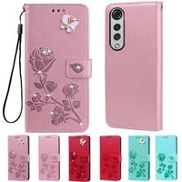 Leather Case For LG Velvet LM-G910EMW LG G9 ThinQ 5G G9 LM-G900N 6.8" Flip Book Cover Wallet Phone Bags Card Solts Etui