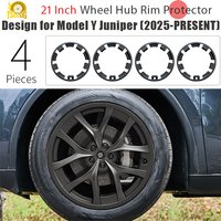 4PCS 21 Inch Wheel Cover for Tesla New Model Y Juniper 2025-2026 Wheel Rim Protector for Wheel Cover ABS Rim Hubcaps Protection