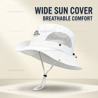 Unisex Quick Drying Fisherman Hat Lightweight Breathable Sun Hat Anti UV for Camping Hiking Outdoor Spring Summer Travel Adventu