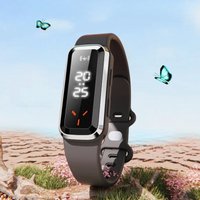 Summer Ultrasonic Mosquito Repellent Braceleth Outdoor Camping Step Counting Rechargeable Portable Multi-functional Wristband