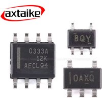 5PCS OPA333 OPA333AIDR OPA333AIDBVR OPA333AIDCKR SOIC-8 SOT23-5 SC70-5 O333A 0333A OAXQ 0AXQ BQY CMOS Operational Amplifiers IC