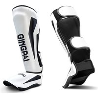 Youth/Adult Muay Thai Kick Boxing MMA Grappling Instep Shin Guard Pads Karate Foot Shank Leg Protectors Ankle Support