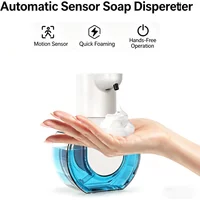 Automatic Touchless Foam Soap Dispenser Dish Soap Dispenser for Bathroom Kitchen Smart Electric Foaming Hand Wash Machine