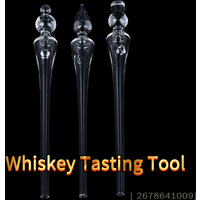 Professional Air-type Glass Pipette, Whiskey Tasting Water Dropper, Liquor Watering Controller, Single Drop Adjustable Bar Tool